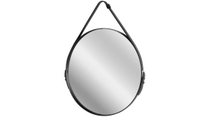 OGLINDA BAIE REA LOFT TPJ-60B, 60CM, NEGRU, DIN STICLA SI METAL, CALITATE SUPERIOARA - Img 2