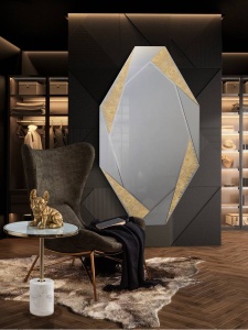 OGLINDA DECORATIVA 180CM, LAVERNA, COD 434829 , AURIU, DESIGN MODERN