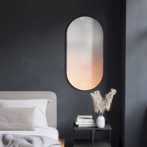 OGLINDA DECORATIVA OVALA MISTO, MULTICOLORA, DIN STICLA, STIL MODERN, B2