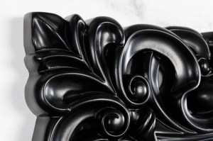 OGLINDA DEOSEBITA, VENICE 180CM, DE CULOARE NEAGRA, COD 42332, STIL CLASIC BAROC - Img 2