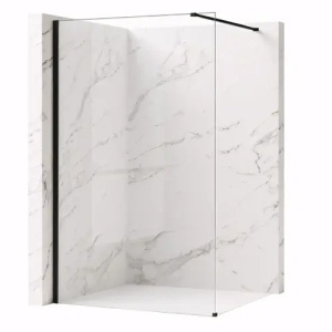 PARAVAN DE DUS FLEXI 70, NEGRU/TRANSPARENT, CALITATE SUPERIOARA
