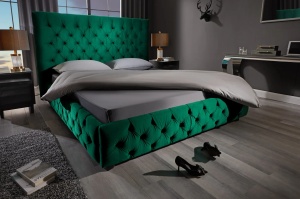 PAT CHESTERFIELD, PARIS 180X 200CM, CATIFEA DE CULOARE VERDE, ARTIM GROUP SELECTION