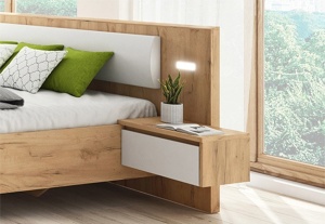 PAT DUBLU XELO ALB/STEJAR AURIU DESIGN SCANDINAV LSK - Img 3