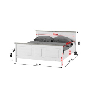 PAT MATRIMONIAL 180X200 LIONA LM 18 STIL MODERN TK - Img 2