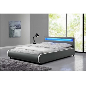 PAT MATRIMONIAL CU LED ILUMINARE 180x200 DULCEA STIL MODERN TK