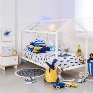 PAT PENTRU COPII 90X200 IMPRES STIL MODERN TK