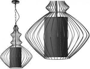 PENDUL AGRA D APP037-1CP, 40x50 cm, NEGRU, DIN OTEL SI METAL DE INALTA CALITATE, STIL MODERN, TU