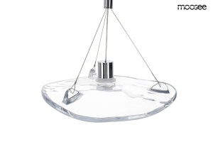 PENDUL AQUA 25, TRANSPARENT, CONFECTIONAT DIN STICLA SI METAL, STIL MODERN - Img 3
