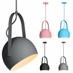 PENDUL BLACK SPHERE APP294-1CP, 20x28 cm, NEGRU, DIN METAL, STIL MODERN, TU - Img 2