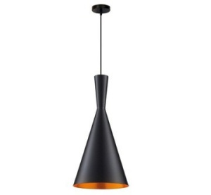 PENDUL COSTA B, NEGRU, DIN METAL SI OTEL DE INALTA CALITATE, STIL MODERN, TU - Img 3