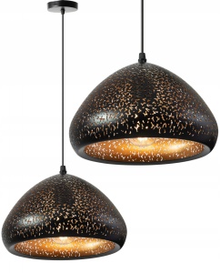 PENDUL EDISON APP231-1CP, 18x25 cm, NEGRU SI AURIU, DIN METAL, STIL MODERN, TU
