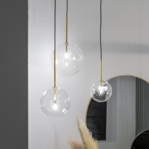 PENDUL EQUINOXE SP1 D15, ALAMA, DIN METAL SI STICLA, STIL MODERN - Img 4