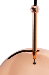 PENDUL HALF, CUPRU/TRANSPARENT, DIN ALUMINIU SI STICLA, STIL MODERN, B2 - Img 5