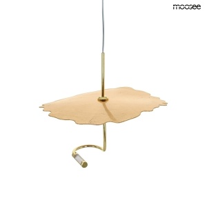 PENDUL LEAFS GOLD, CONFECTIONAT DIN OTEL INOXIDABIL, STIL MODERN - Img 3