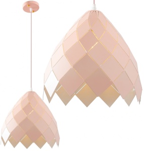 PENDUL PINK METAL APP340-1CP, 29x30 cm, ROZ, DIN METAL, STIL MODERN, TU