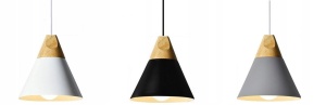 PENDUL SCANDI C GRAY, 23,5x124/100 cm, GRI, DIN METAL SI LEMN DE INALTA CALITATE, STIL MODERN, TU - Img 8