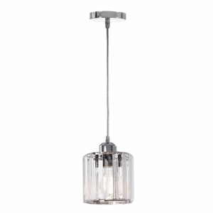 PENDUL SILVER APP508-1CP, 14X90, CROM, DIN METAL CROMAT SI STICLA, STIL MODERN, TU - Img 2