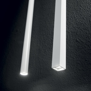 PENDUL ULTRATHIN D100 ROUND, ALB, DIN METAL, STIL MODERN - Img 3
