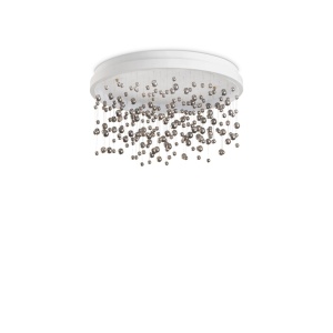 PLAFONIERA ARMONY PL D50, ALB, DIN METAL, STIL MODERN