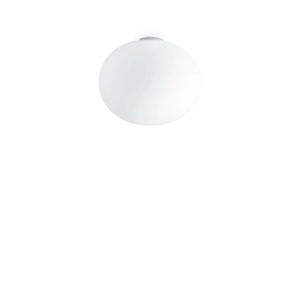 PLAFONIERA COTTON PL1 D40, ALB, DIN STICLA, STIL MODERN