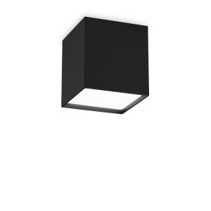 PLAFONIERA KUBIKO PL, NEGRU, DIN POLICARBONAT, STIL MODERN