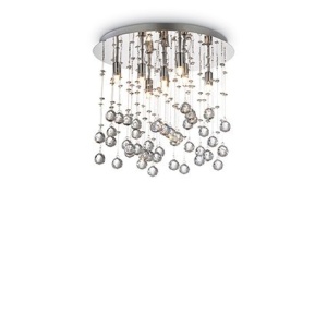 PLAFONIERA MOONLIGHT PL8, CROM, DIN METAL, STIL MODERN