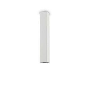PLAFONIERA SKY PL1 H40, ALB, DIN METAL, STIL MODERN