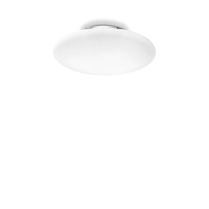 PLAFONIERA SMARTIES PL3 D50, ALB, DIN STICLA, STIL MODERN IDEAL LUX