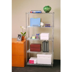 RAFT JUVEN CU 5 POLITE, CROM, DIN METAL/CROM, STIL MODERN, TK - Img 2