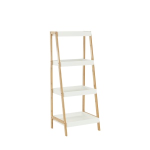 RAFT REGO 3, ALB/BAMBUS LACUIT, DIN MDF SI BAMBUS LACUIT, STIL MODERN, TK - Img 1
