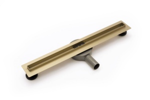 RIGOLA DUS, REA NEO PURE MIRROR SLIM, 90 CM, GOLD CHAMPAGNE, DESIGN MODERN, CALITATE SUPERIOARA, REA