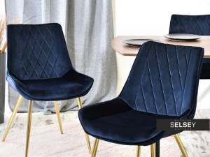 SCAUN ADEL DIN METAL SI TEXTIL IN DESIGN CLASIC ELEGANT - Img 7