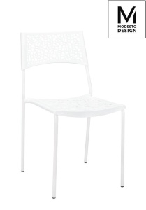 SCAUN ALB DIN POLIPROPILENA PAX STIL MODERN B2