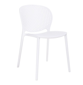 SCAUN ALB DIN POLIPROPILENA VENTO STIL MODERN B2