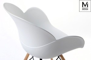 SCAUN ALB MODESTO FLOWER STIL MODERN B2 - Img 6