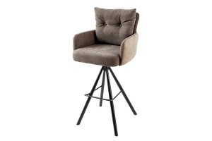SCAUN BAR, BIG GEORGE, ROTATIV, MATERIAL TEXTIL, PIELE ECO SI CADRUL METAL, ARTIM GROUP SELECTION