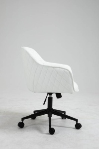 SCAUN BIROU AJUSTABIL, EUPHORIA, COD 40868, DIN METAL SI PIELE ECO - Img 3