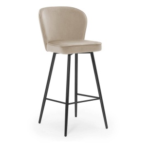 SCAUN DE BAR AINE 80, BEJ/NEGRU, STIL MODERN, ATR