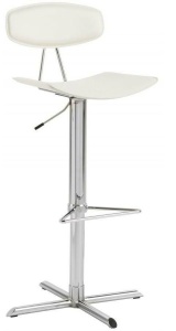 SCAUN DE BAR ALB BLAISE STIL MODERN B2