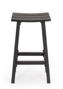 SCAUN DE BAR PENTRU GRADINA/TERASA, SKIPPER 71, CONFECTIONAT DIN ALUMINIU, STIL MODERN - Img 2