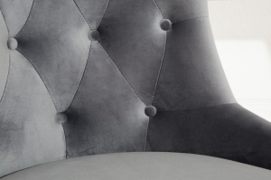 SCAUN DE BIROU, VICTORIAN GRI, COD 38791, DIN CATIFEA, DESIGN ELEGANT - Img 5