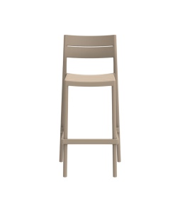 SCAUN DE TERASA DE BAR CAPRI 33, REALIZAT DIN PLASTIC, CULOARE BEJ, PENTRU UZ COMERCIAL, ARTIM GROUP SELECTION - Img 2