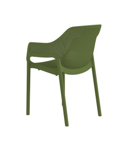 SCAUN DIN PLASTIC PENTRU TERASA AERO 57 , CULOARE VERDE, PENTRU UZ COMERCIAL, ARTIM GROUP SELECTION - Img 4