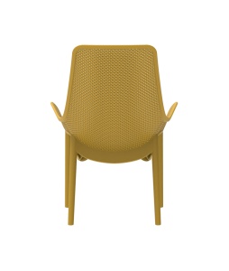 SCAUN DIN PLASTIC PENTRU TERASA AERO LUNGO 52 , CULOARE GALBEN MUSTAR, PENTRU UZ COMERCIAL, ARTIM GROUP SELECTION - Img 3