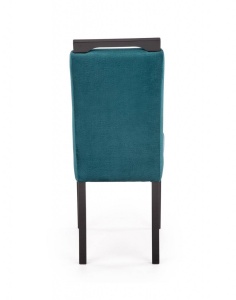 SCAUN DINING CLARION 2, VERDE MONOLITH 37/NEGRU, CU TAPITERIE DIN STOFA FINA SI PICIOARE DIN LEMN MASIV, STIL CLASIC - Img 5