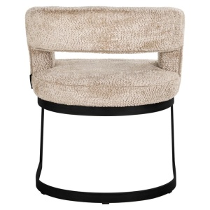 SCAUN DINING ELLIS LOVELY BEIGE 170, S4756, CONFECTIONAT DIN 100% POLIESTER, SPUMA SI METAL, RICHMOND INTERIORS - Img 2
