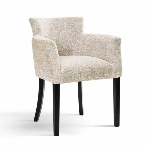 SCAUN DINING FARO, BEJ/NEGRU, STIL CLASIC
