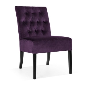 SCAUN DINING GALA, MOV/NEGRU, STIL CLASIC
