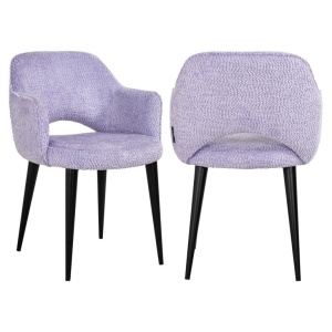 SCAUN DINING GIOVANNA LOVELY LAVENDER 95, S4483, CONFECTIONAT DIN 100% POLIESTER, SPUMA SI PLACAJ, RICHMOND INTERIORS