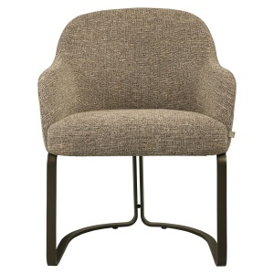 SCAUN DINING, HADLEY, REALIZAT DIN METAL SI TEXTIL IGNIFUG, CULOARE MARO, DESIGN DEOSEBIT, RICHMOND INTERIORS - Img 3